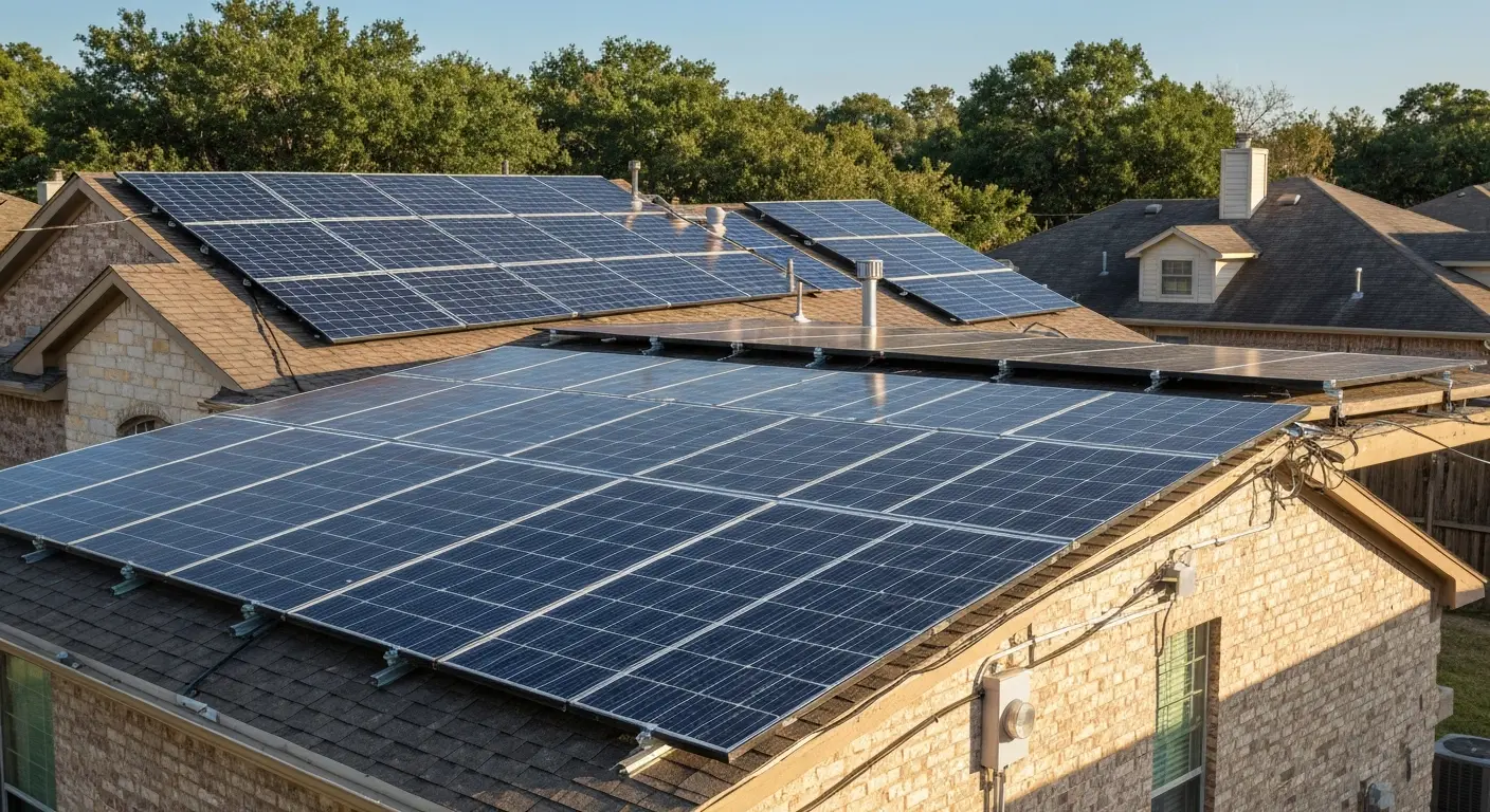 Solar panel installation
