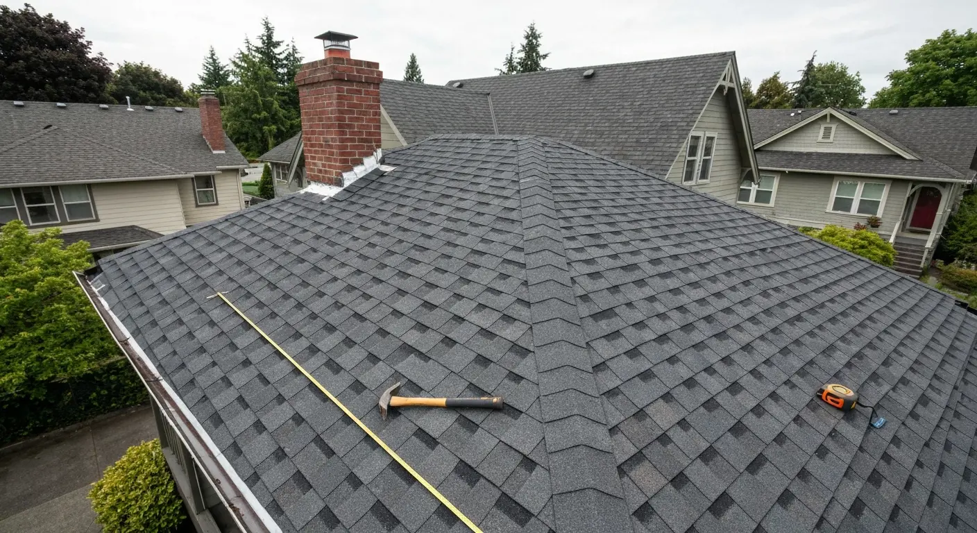 Residential roofing install