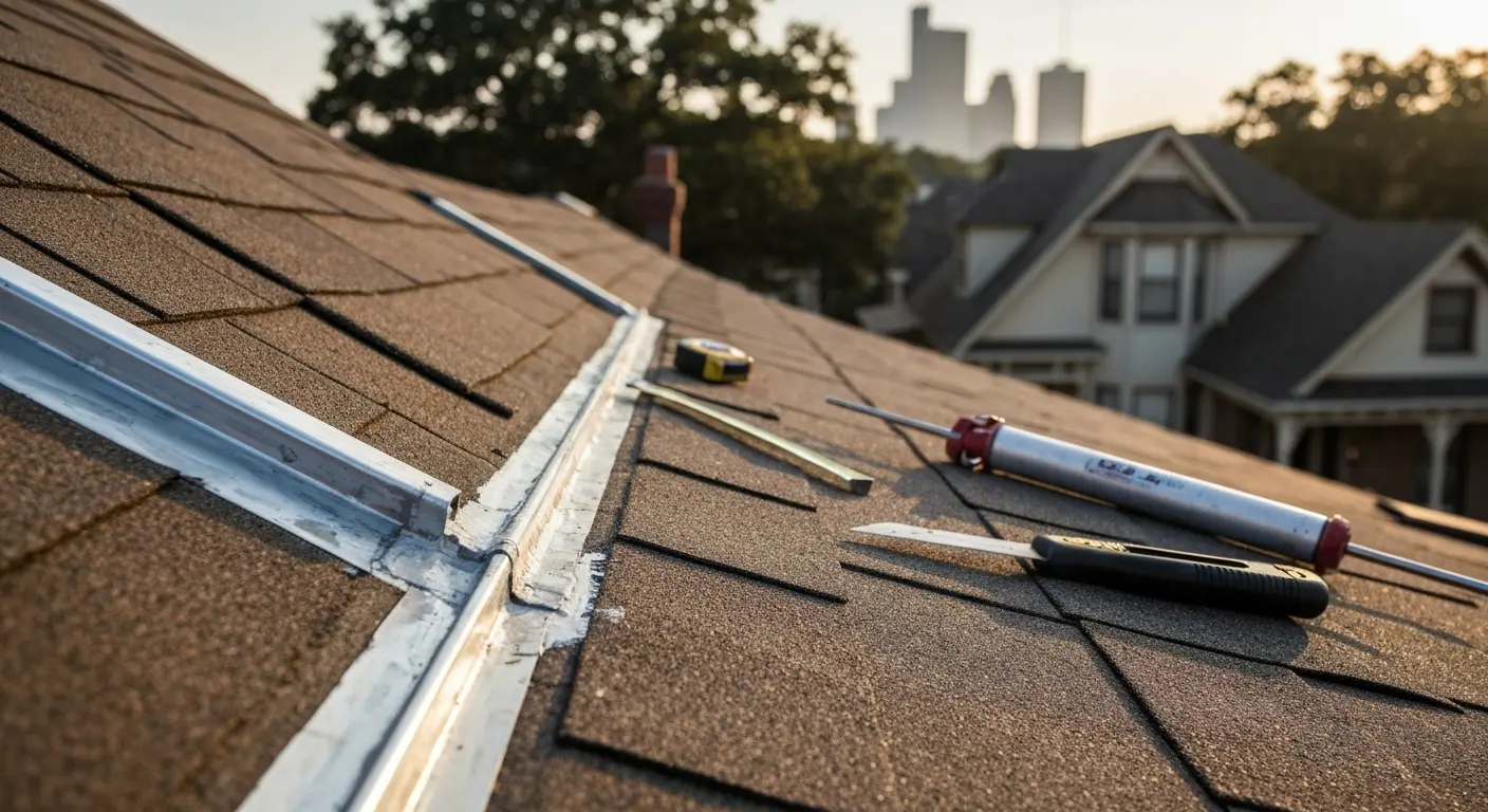 Roof repair service in Heights