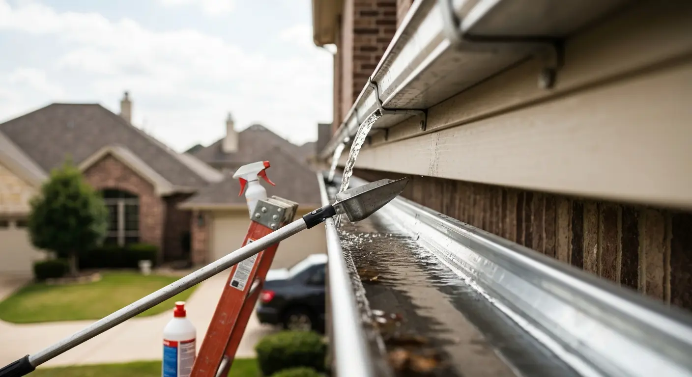 Gutter maintenance and repair