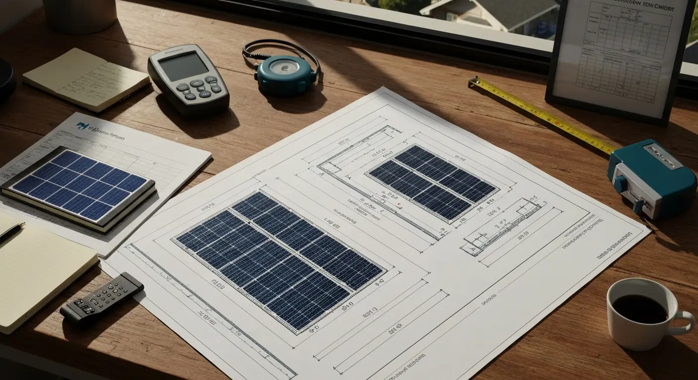 Solar system design consultation