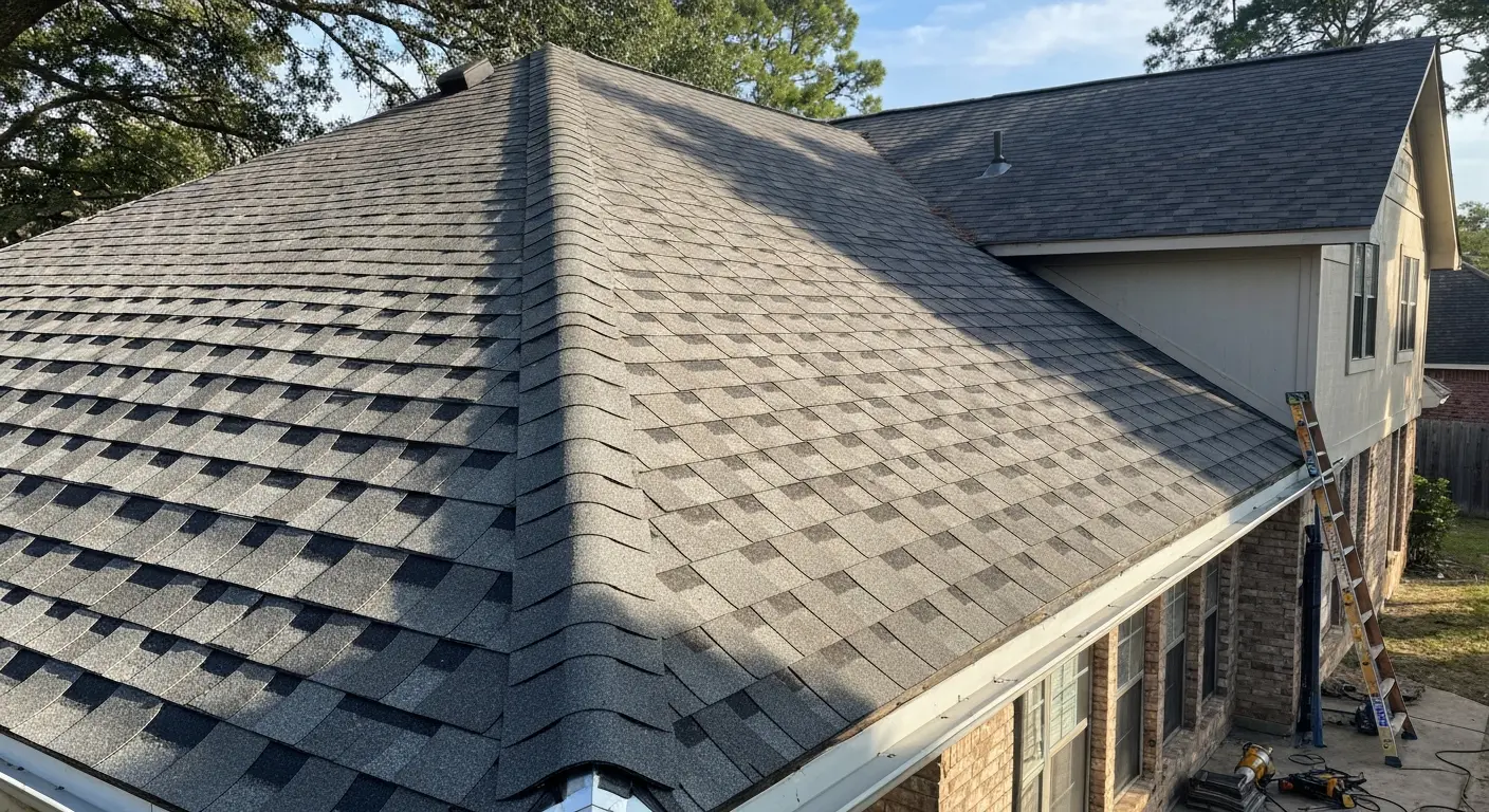 Residential roofing project