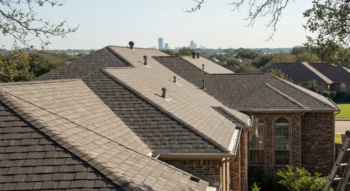 Residential roof installation