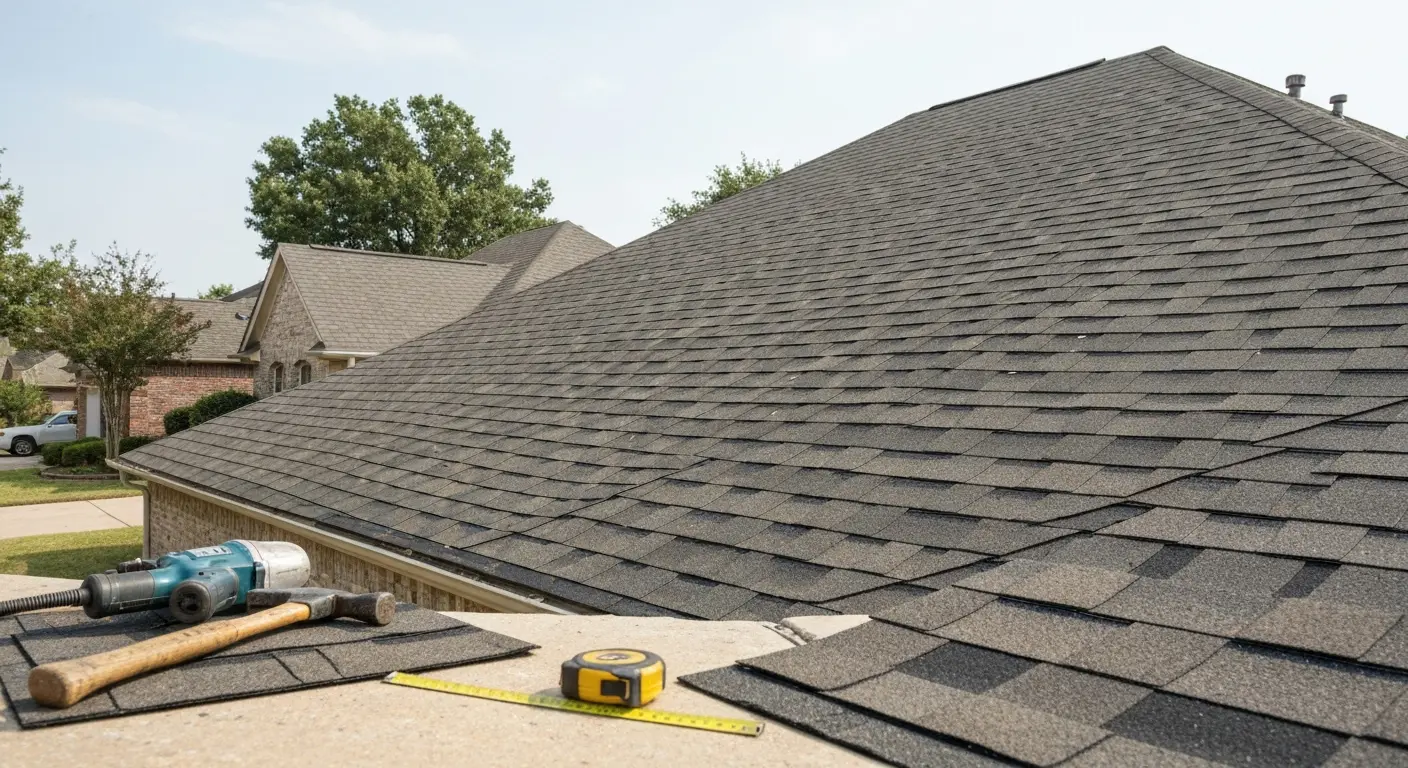 New roof installation in Lake Highlands