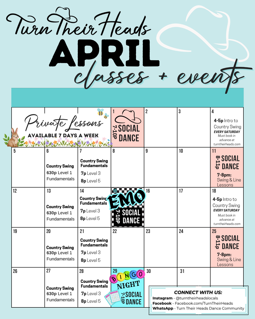 December event schedule