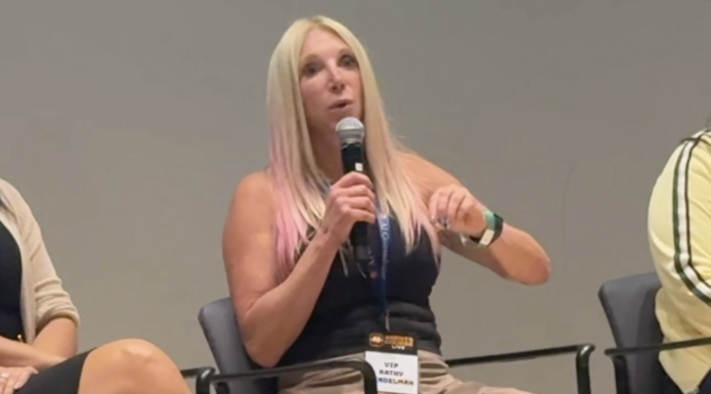 Kathy Gendelman on a speaking panel