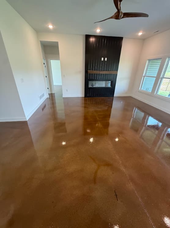 Concrete coating project by Price Concrete Coatings