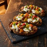Burrata Bruschetta