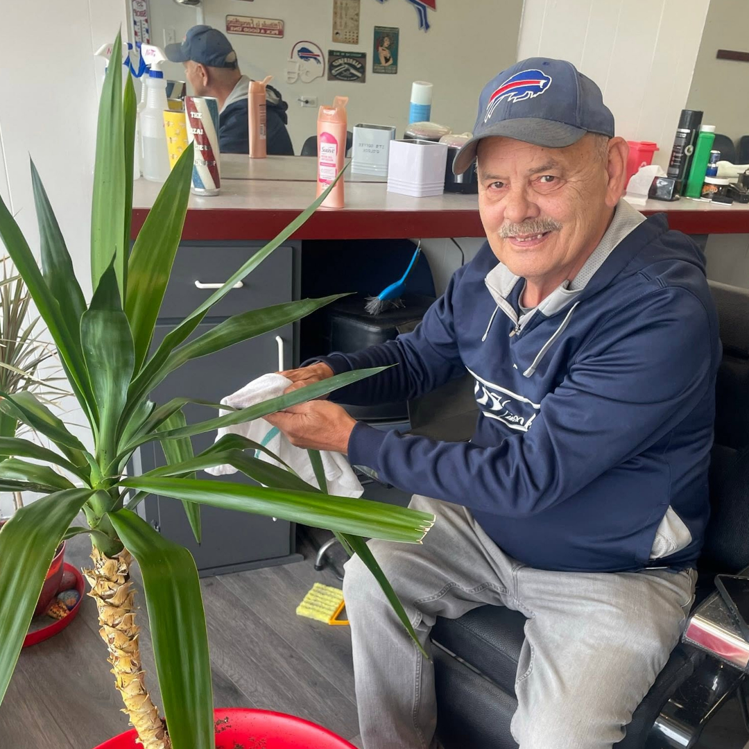 Richard Rosso, Founding Barber, at Sammi Red's Real Barbers