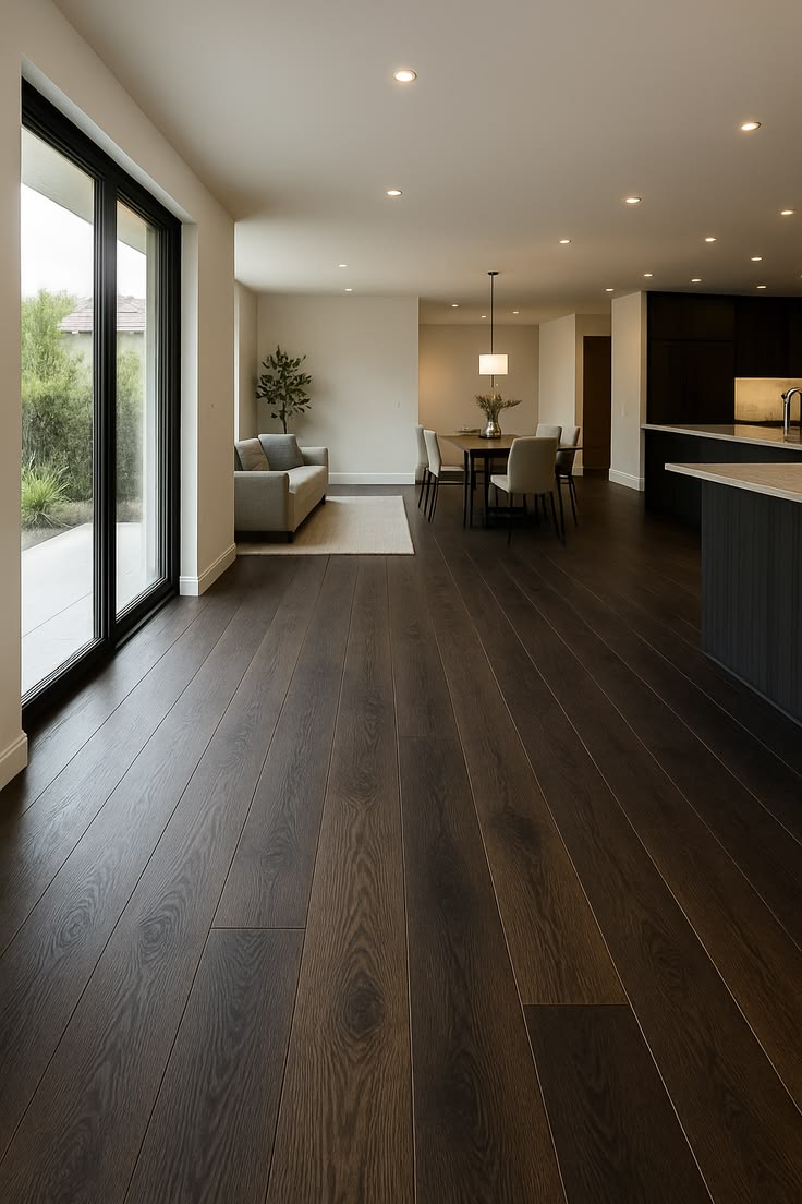 Recent hardwood floor in Rockford