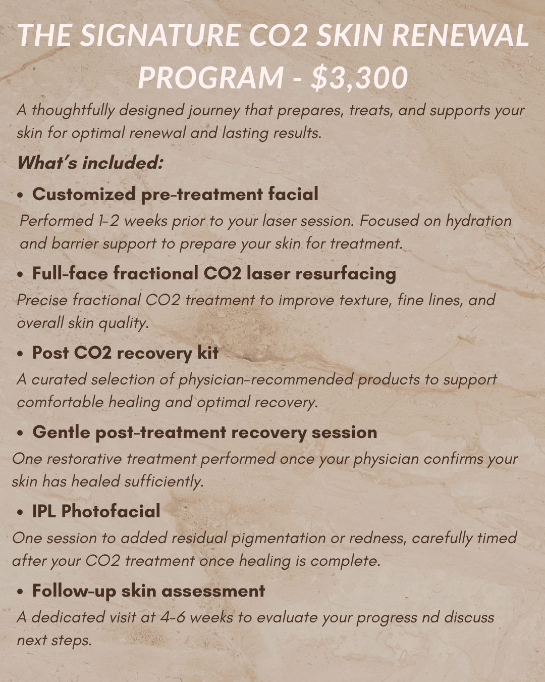Signature CO2 Skin Renewal Program Anniversary Special