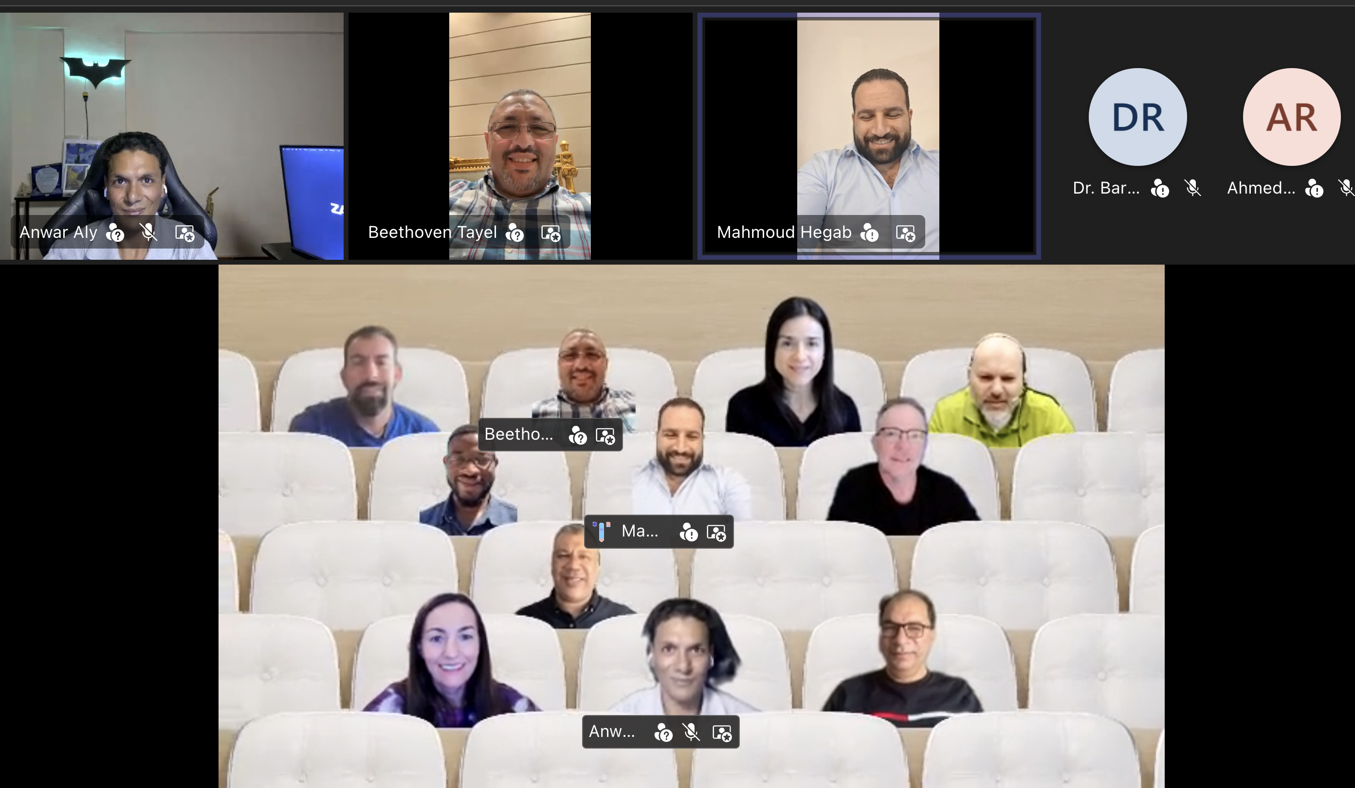Future Career community members on a live call