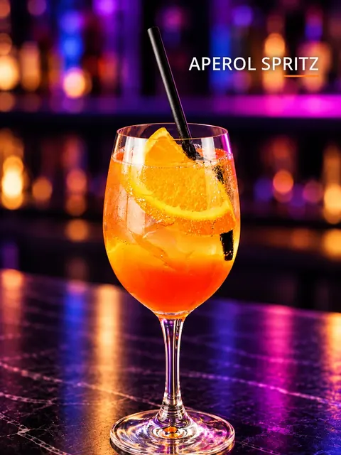 Cocktail Aperol Spritz an der QBAR