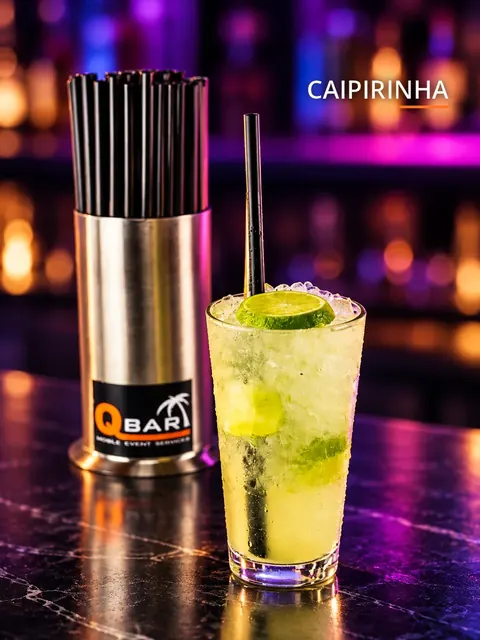 Cocktail Caipirinha an der QBAR