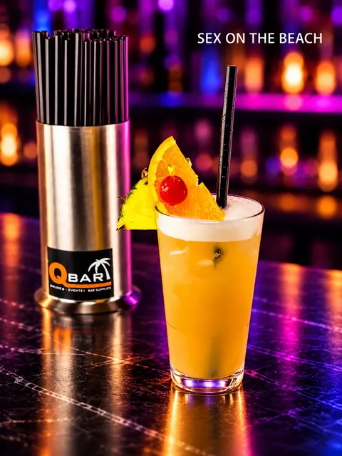 Cocktail Sex on the Beach an der QBAR