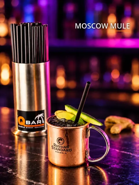 Cocktail Moscow Mule an der QBAR
