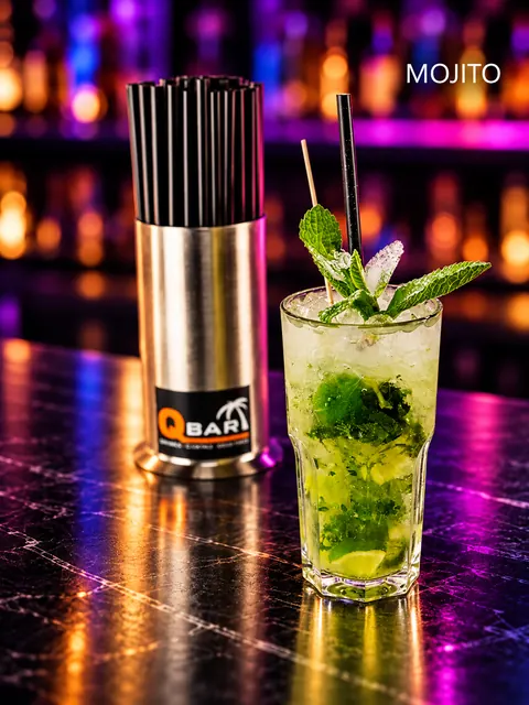 Cocktail Classic Mojito an der QBAR