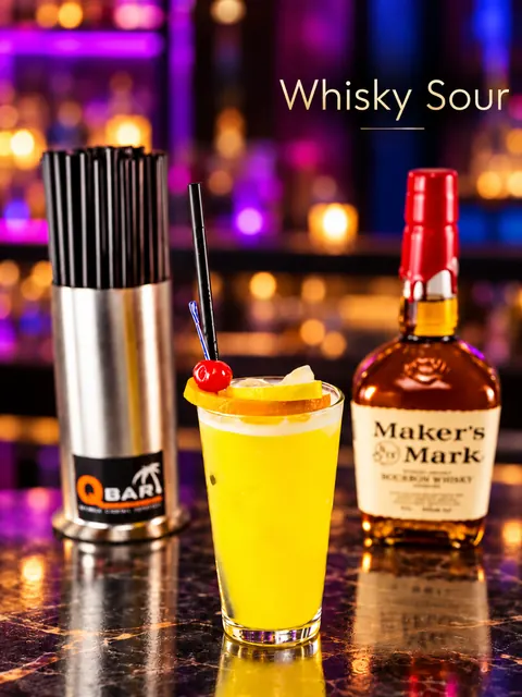Cocktail Whisky Sour an der QBAR