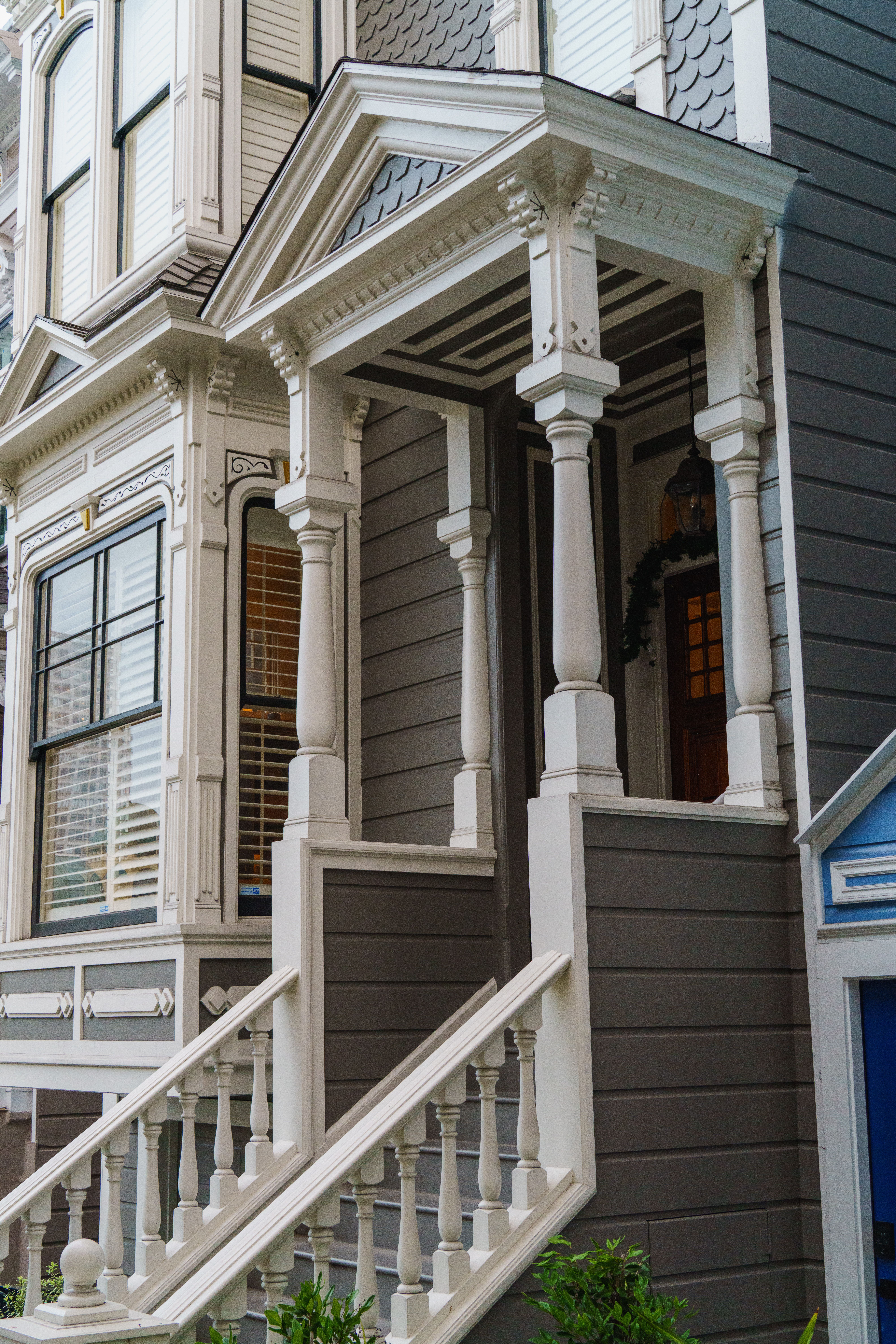 Professional exterior painting by Crest and Crown
