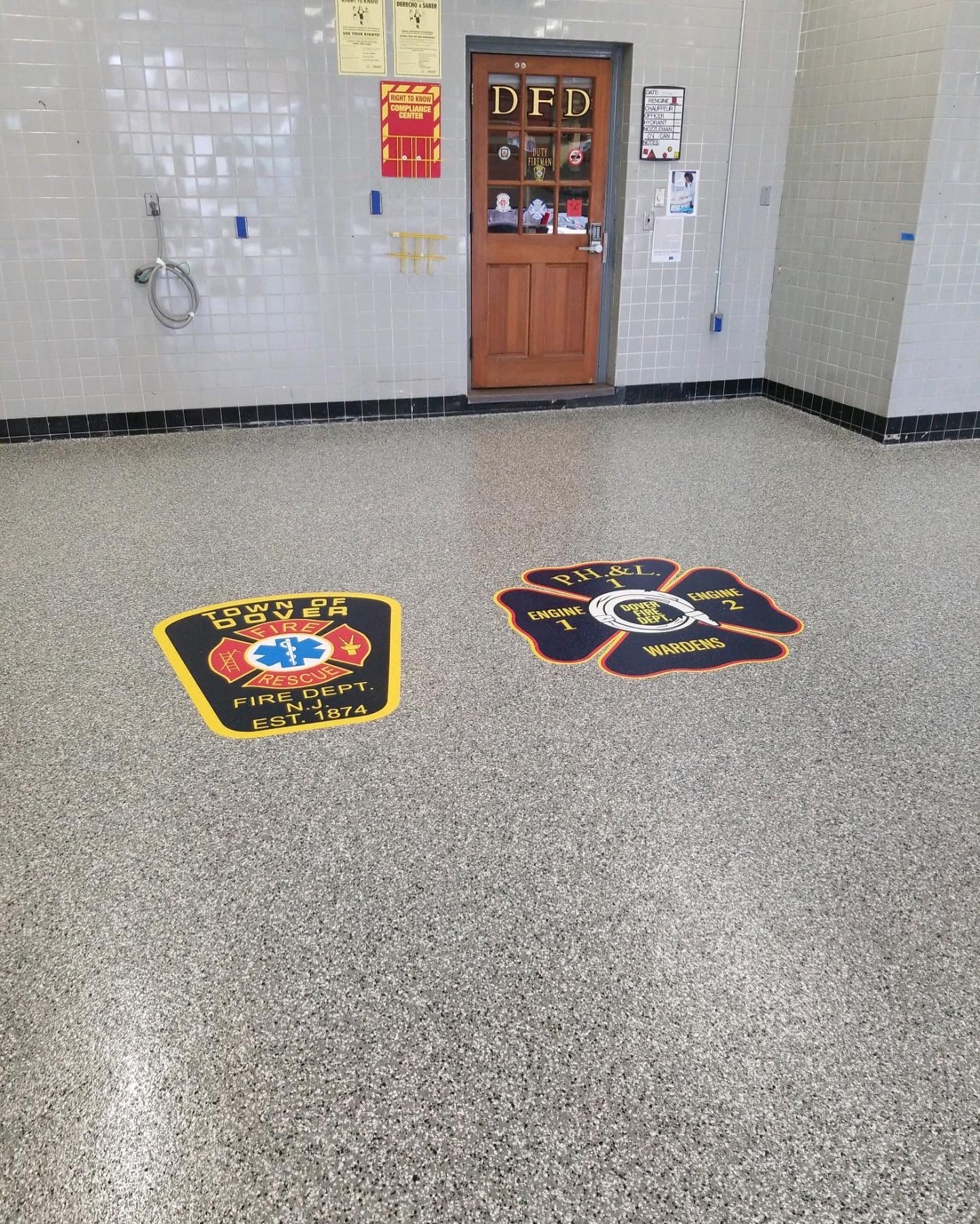 Crest and Crown painting and epoxy flooring project 4