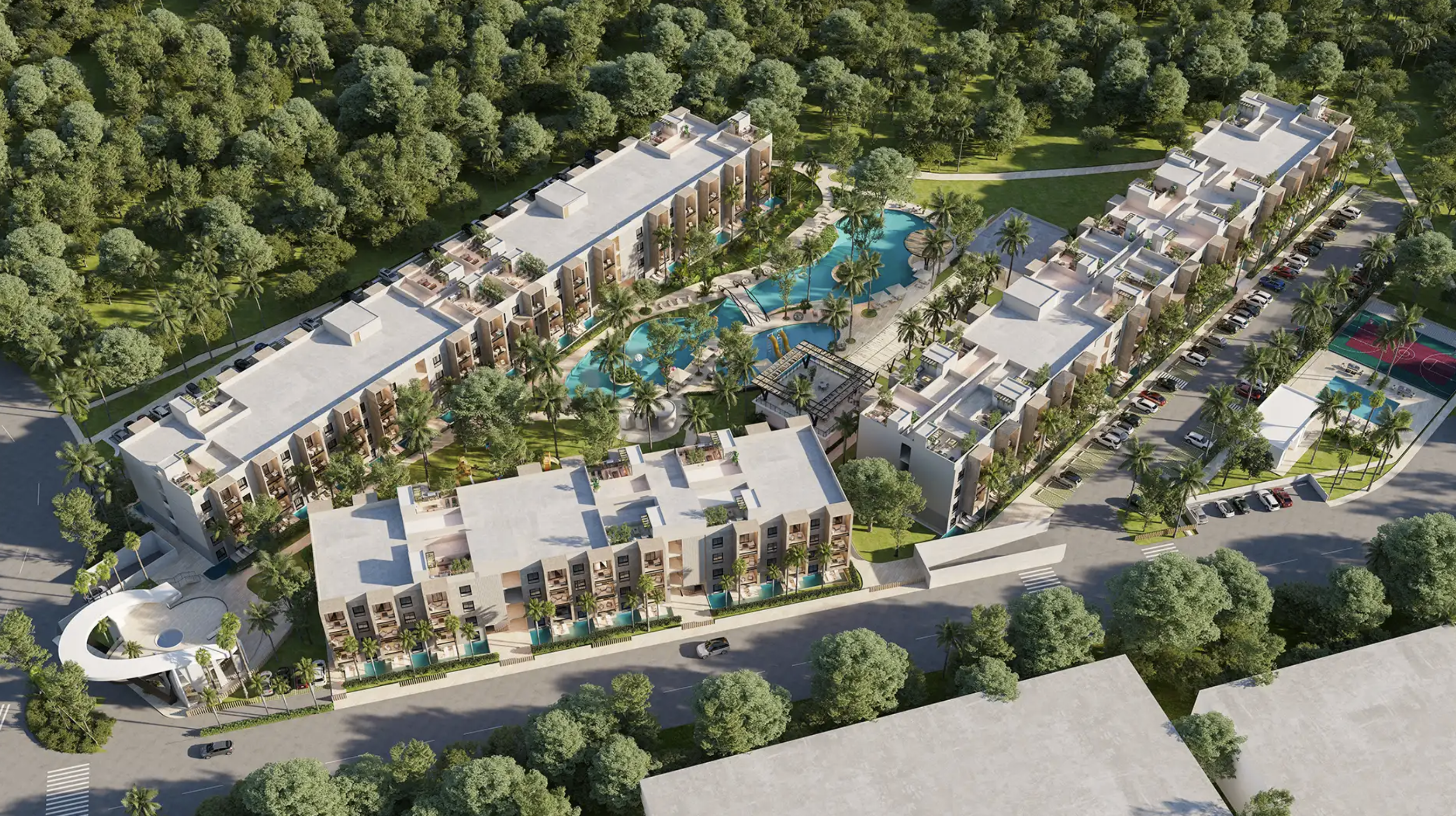 Maqueta virtual del proyecto Riviera Costeña