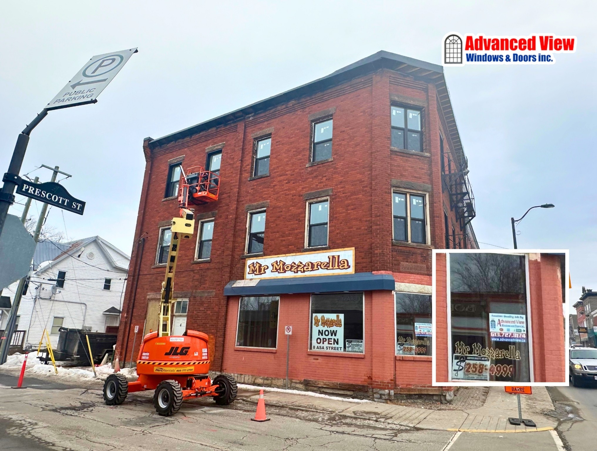 Professional multi-unit window replacement by Advanced View