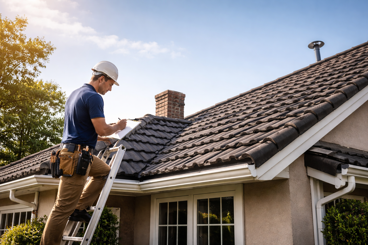 Professional roof inspection