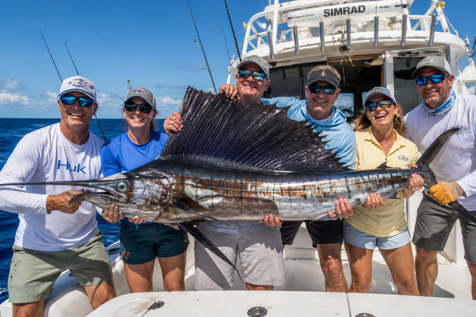 Deep sea fishing in the Key West