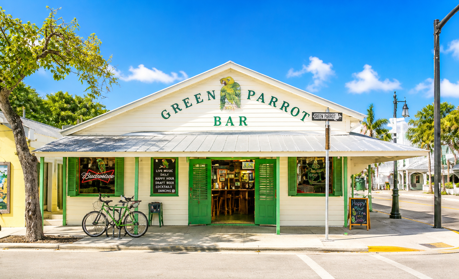 The Green Parrot in Key West