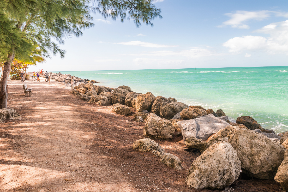 Fort Zachary Beach in Key West 