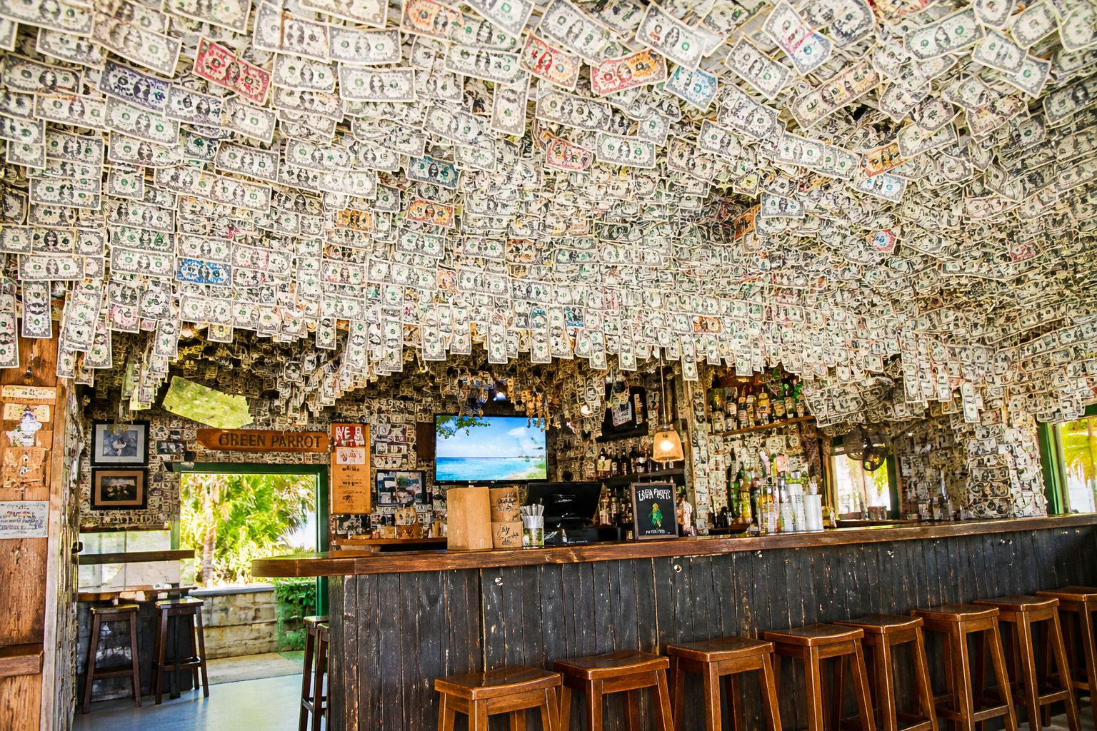 No Name Pub in Pine Big Key , Outside of Key West