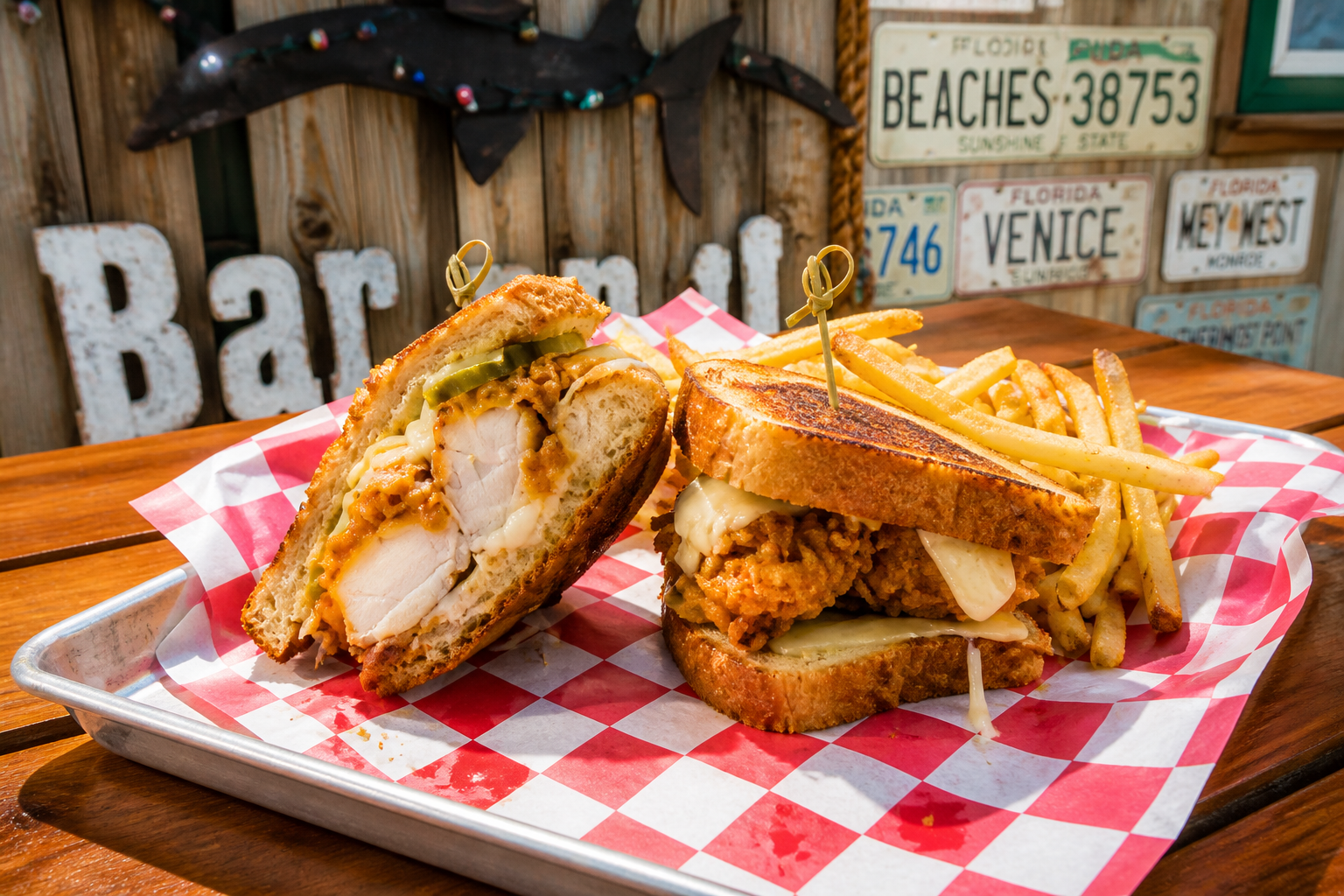 Hog Fish Sandwich in Key West