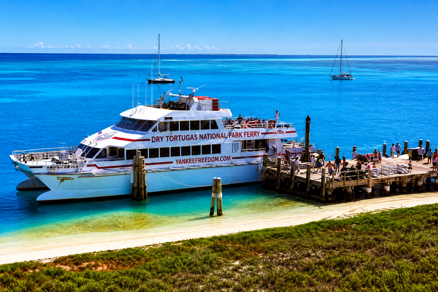 Yankee Freedom Boat from Key West to Dry Tortuous 