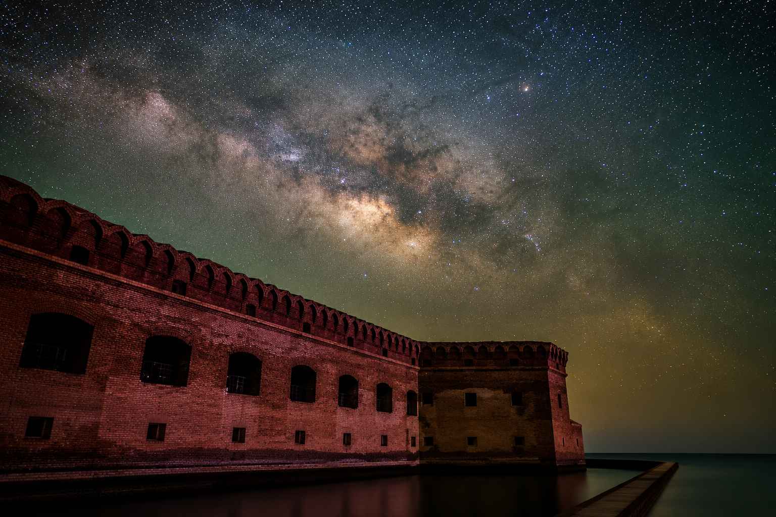 Star gazing at Dry Tortugas in Key West