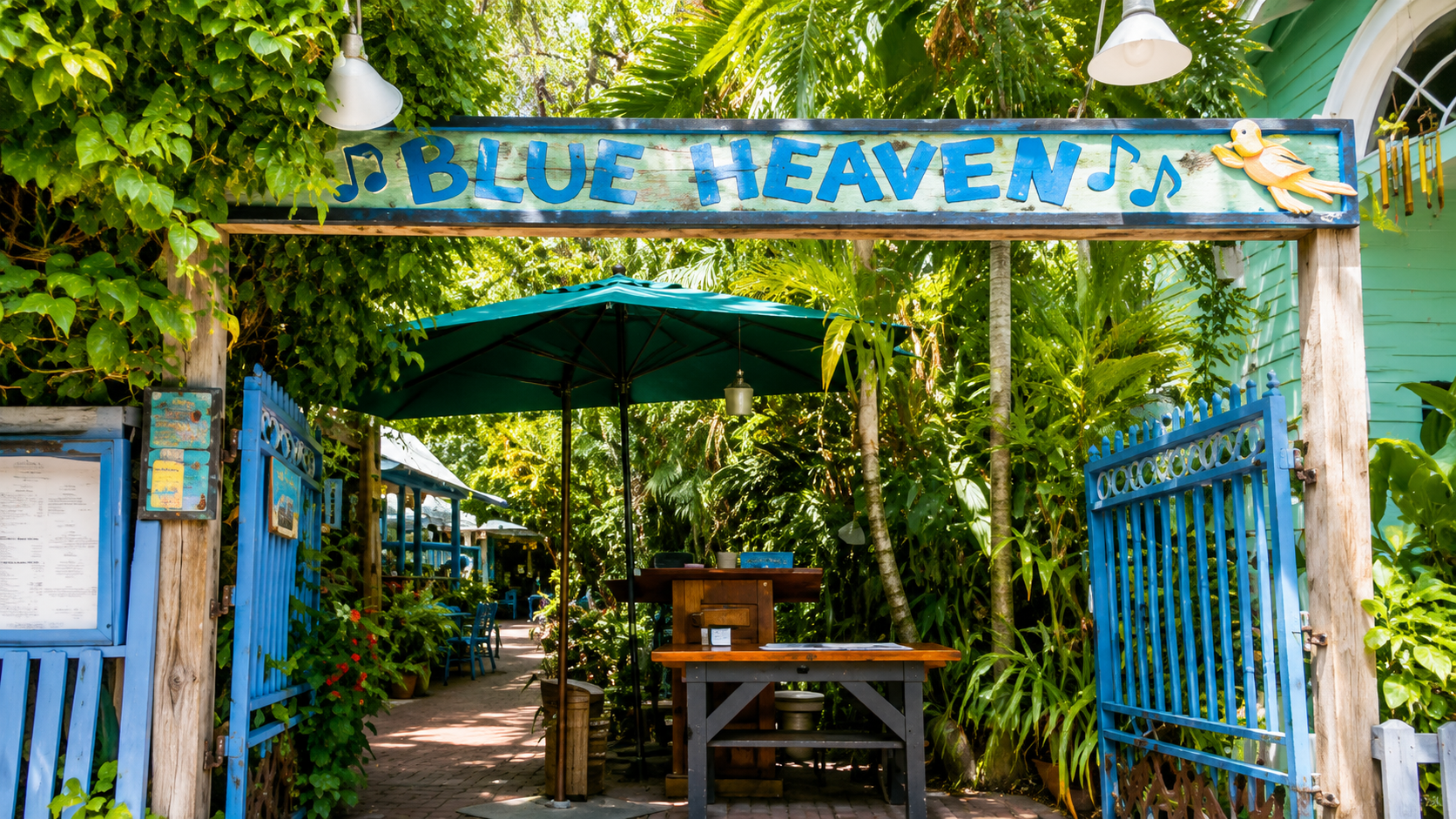 Blue Heaven in Key West Blue Heaven in Key West