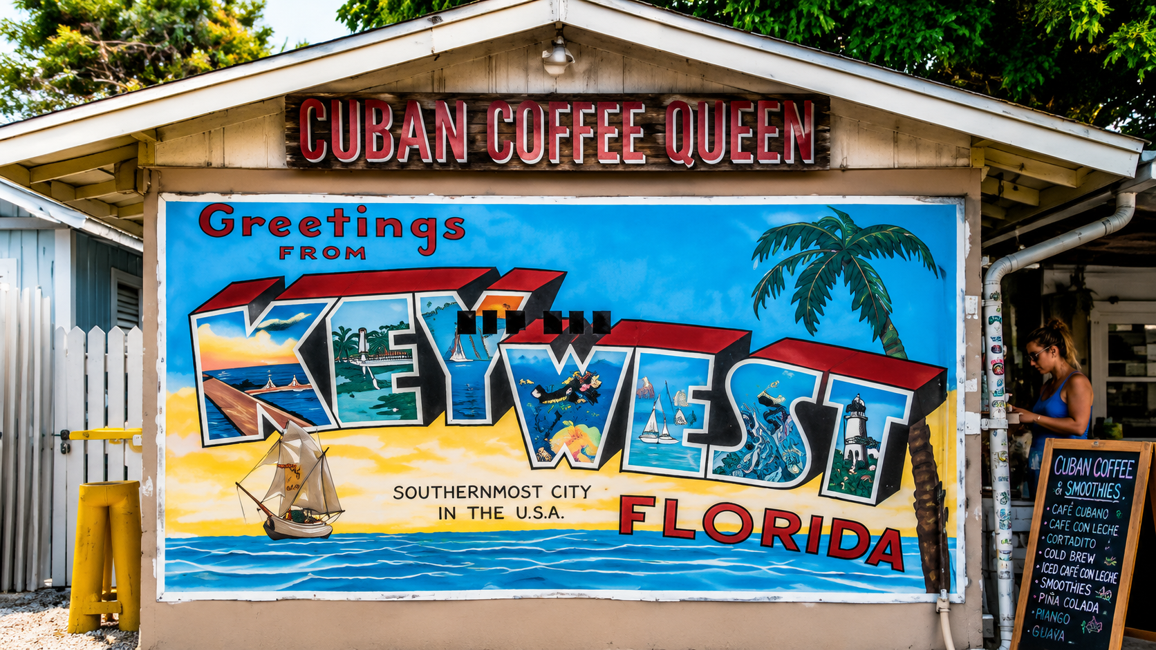 Key West art on wall in Key West 