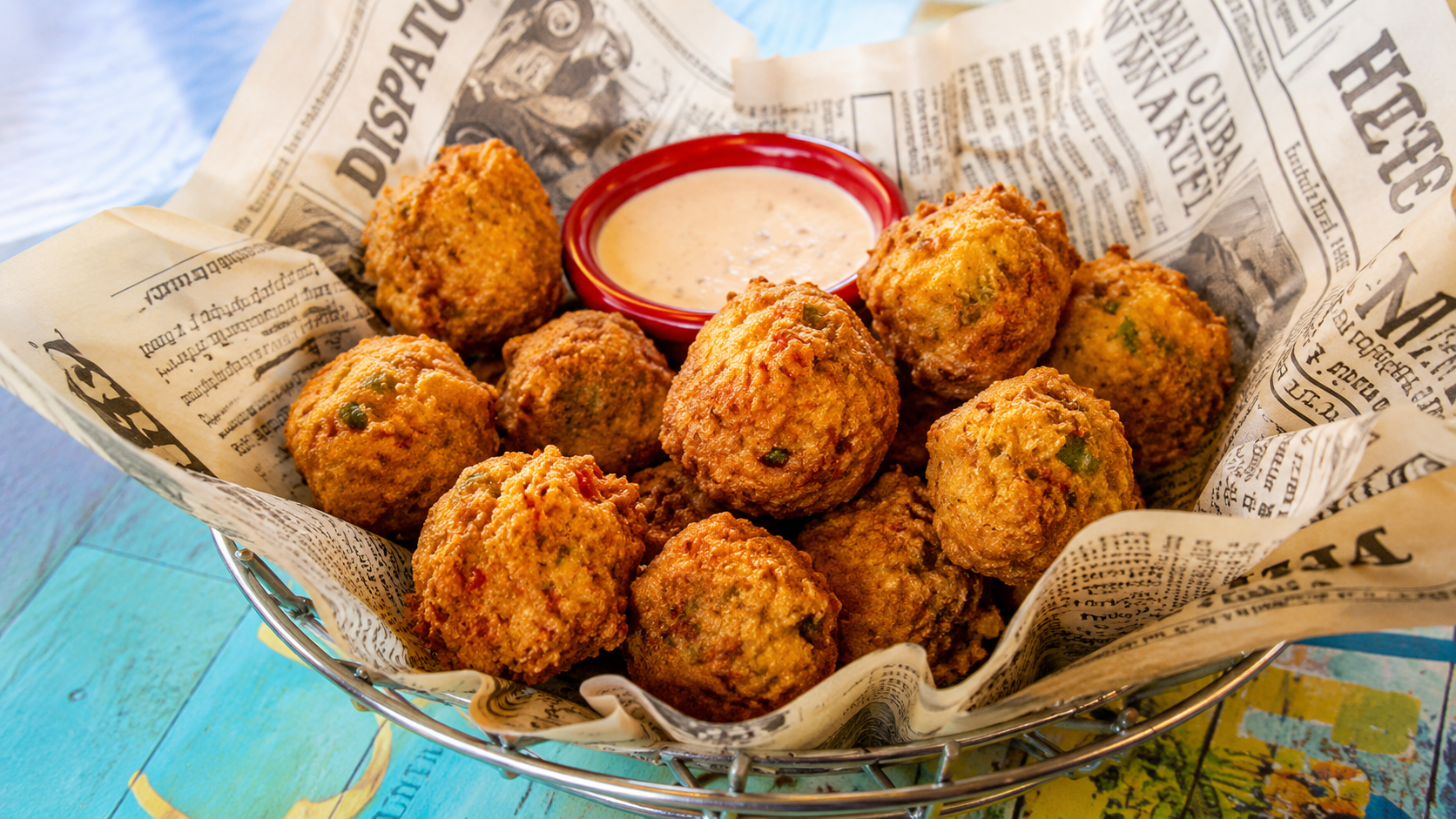 Key West Original Conch Fritters in Mallory Square Key West Original Conch Fritters in Mallory Square