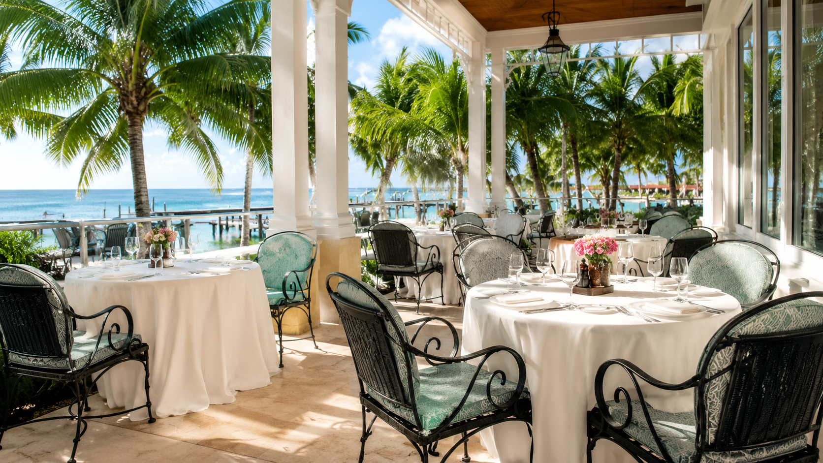 Latitudes Restaurant on Sunset Key off Key West island Latitudes Restaurant on Sunset Key off Key West island