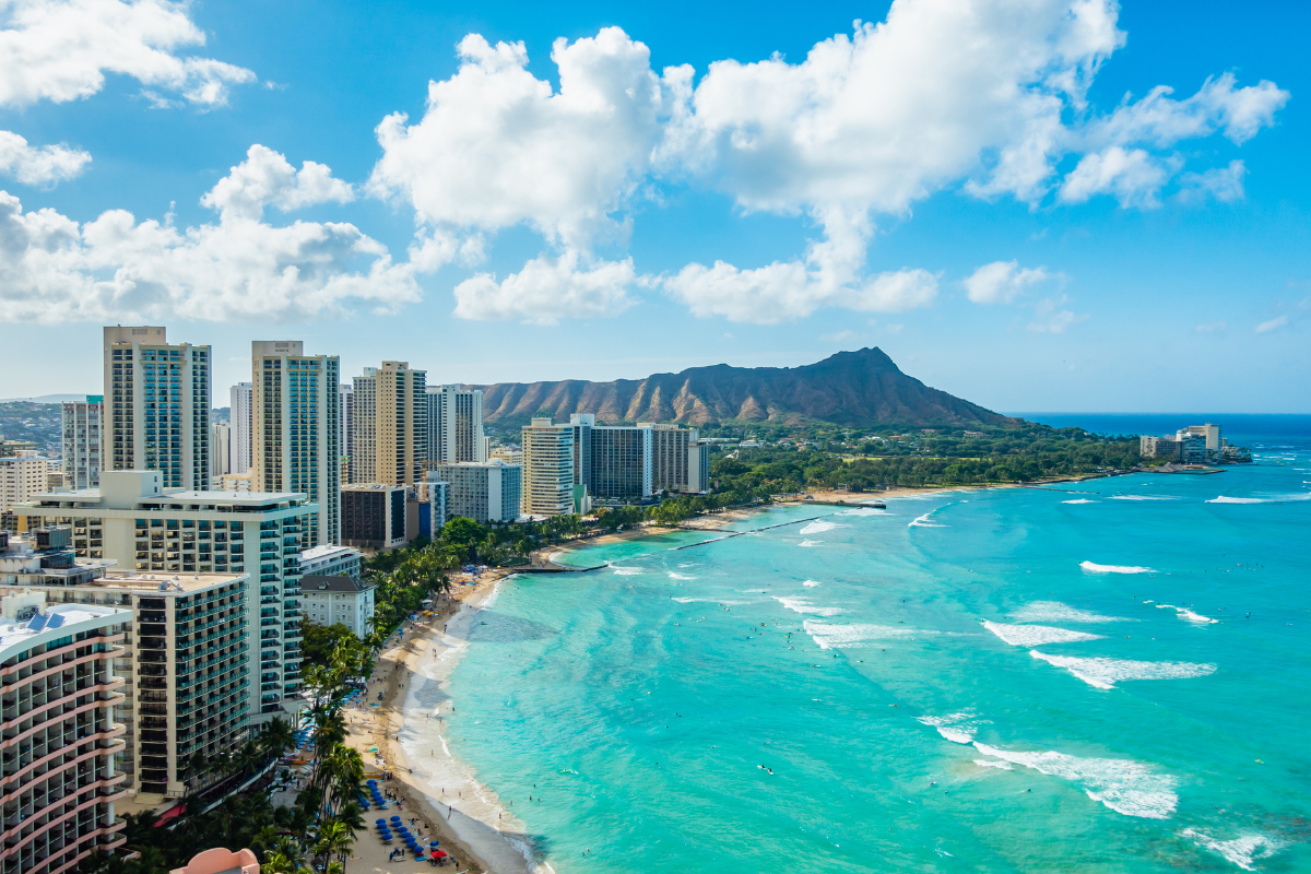 Waikiki Beach in Hawaii Waikiki Beach in Hawaii