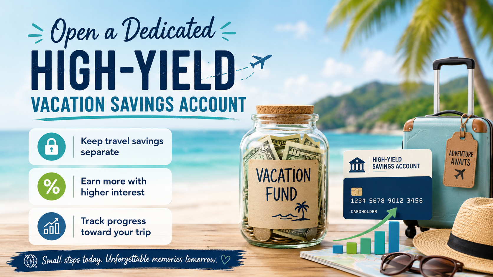 Travel saving account with high yield Travel saving account with high yield
