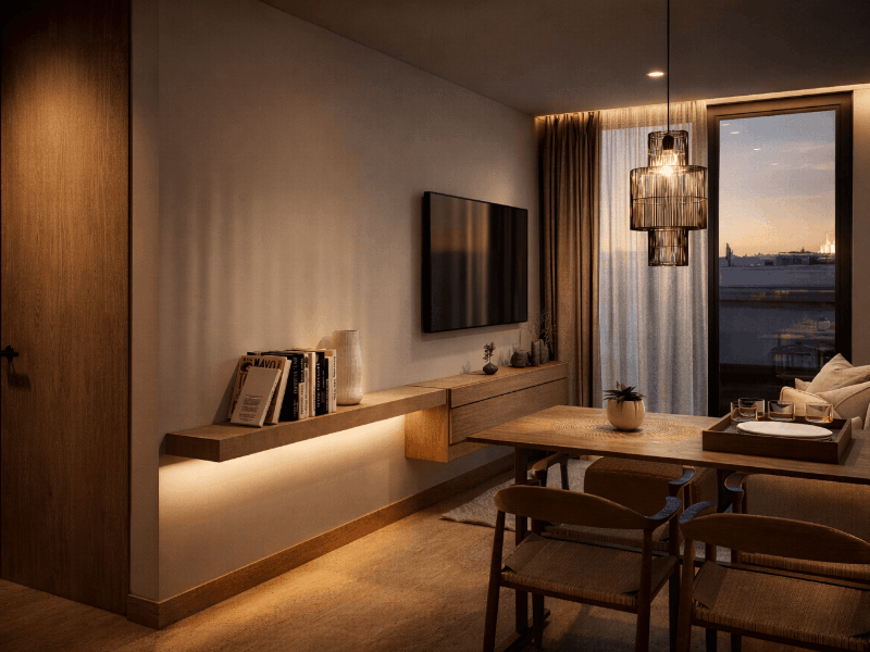 Interior Cocina Funcional