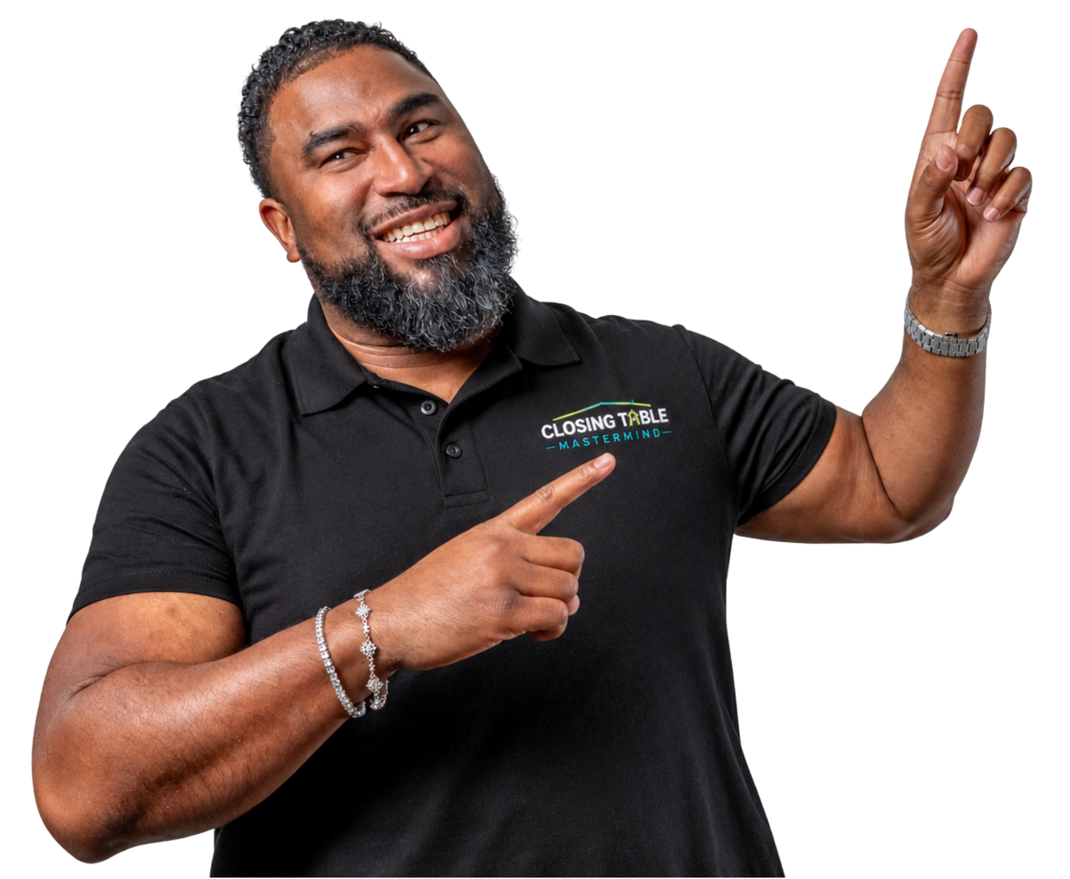 Henry Washington pointing up
