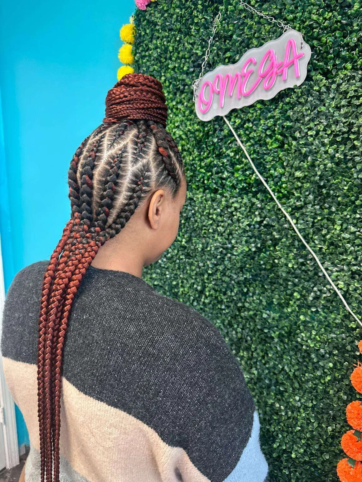 Omega hair braiding style 5