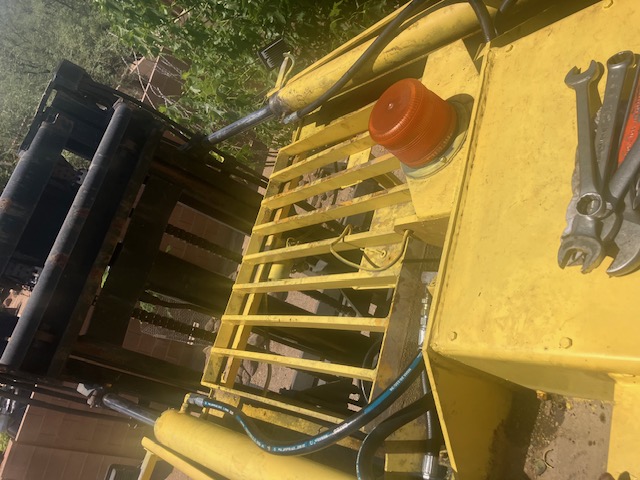 Hydraulic machine updated with new hoses