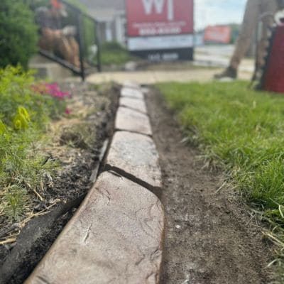 Stamped Concrete Walkway Pittsboro