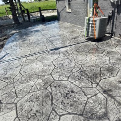 Stamped Concrete Walkway Pittsboro