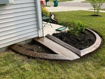 Concrete Downspout Drains in Pittsboro