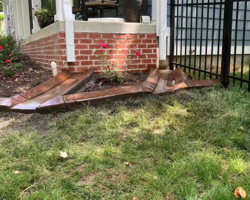 Brownsburg Concrete Downspout Drains