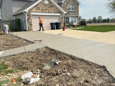 Concrete Driveway in Pittsboro
