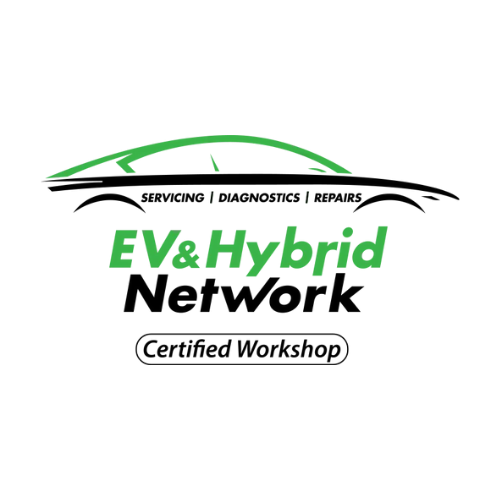 EV & Hybrid Network certified workshop badge